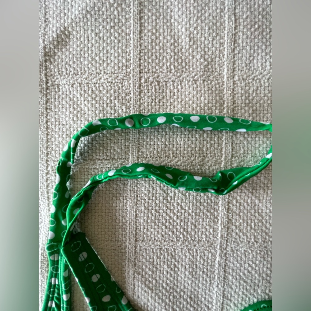 Hot Water Green and White Polka dot Bikini - Picture 7 of 8